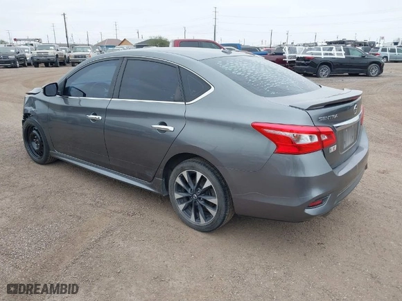2017 Nissan Sentra SV with VIN 3N1AB7AP6HY207354, listed as a IAAI auction lot 41570823 with 109,180 mi miles. Bid and sale history available at carsss.com. Image 3.