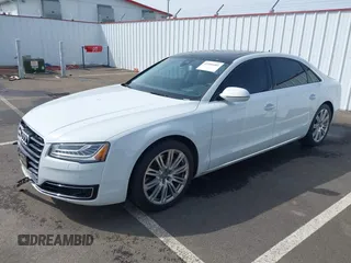 2015 Audi A8 4.0T with VIN WAU32AFD6FN039739, listed as a IAAI auction lot 41946401 with 102,668 mi miles and . Bid and sale history available at DreamBid. Image 17.