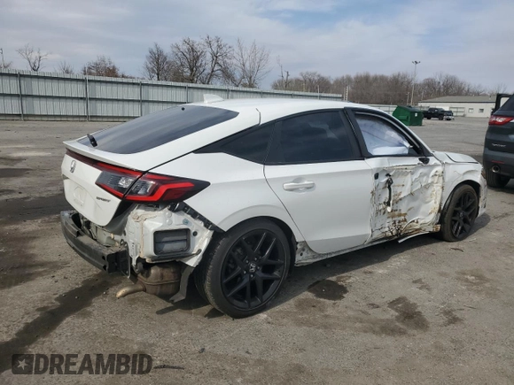 2023 Honda Civic Sport with VIN 19XFL2H87PE014387, listed as a Copart auction lot 50012815 with 62,079 mi miles and Salvage Title. Bid and sale history available at DreamBid. Image 3.