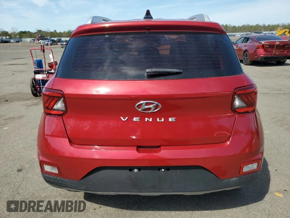 2021 Hyundai Venue SEL with VIN KMHRC8A33MU073251, listed as a Copart auction lot 54478155 with 59,531 mi miles and Clean Title. Bid and sale history available at carsss.com. Image 6.