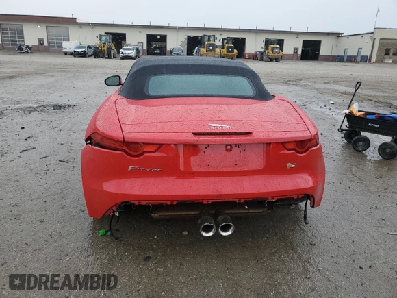 2014 Jaguar F-Type S with VIN SAJWA6FC4E8K03754, listed as a Copart auction lot 79201214 with 35,093 mi miles and Salvage Title. Bid and sale history available at DreamBid. Image 6.