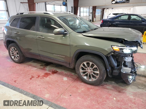 2020 Jeep Cherokee Altitude z VIN 1C4PJMLX0LD647894, wystawiony jako Copart lot #51682485 z przebiegiem 55 870 mil mil oraz Szkoda całkowita • Salvage title. Historia ofert i sprzedaży dostępna na DreamBid. Obrazek 4.