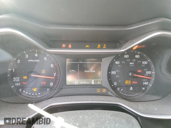 2021 Chevrolet TrailBlazer LS with VIN KL79MNSL8MB176530, listed as a Copart auction lot 54231365 with 59,796 mi miles and Salvage Title. Bid and sale history available at DreamBid. Image 9.