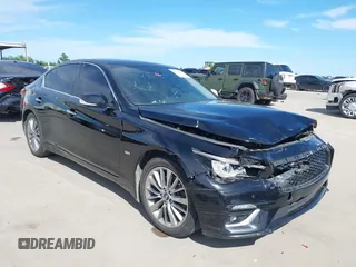 2018 Infiniti Q50 Luxe with VIN JN1EV7AP3JM354930, listed as a IAAI auction lot 42320400 with 160,139 mi miles and . Bid and sale history available at DreamBid. Image 1.