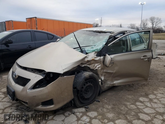 2010 Toyota Corolla with VIN 2T1BU4EE7AC487164, listed as a Copart auction lot 44238585 with 168,179 mi miles and Salvage Title. Bid and sale history available at carsss.com. Image 1.
