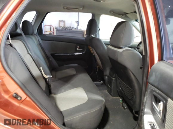 2007 Kia Spectra with VIN KNAFE161775008415, listed as a Copart auction lot 76591404 with 221,117 mi miles and Clean Title. Bid and sale history available at carsss.com. Image 11.