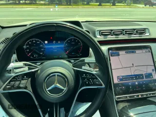 2021 Mercedes-Benz S 580 with VIN W1K6G7GB7MA021505, listed as a Copart auction lot 62408195 with 72,280 mi miles and Clean title. Bid and sale history available at DreamBid. Image 7.