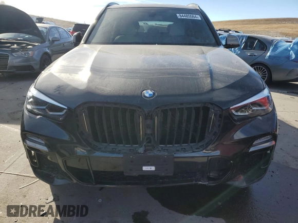 2021 BMW X5 M50i with VIN 5UXJU4C01M9F13949, listed as a Copart auction lot 84485564 with 0 mi miles and Salvage Title. Bid and sale history available at carsss.com. Image 5.