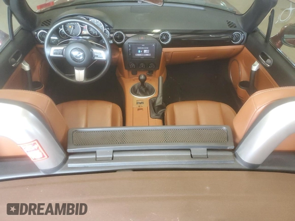 2006 Mazda MX-5 Miata Grand Touring with VIN JM1NC25F760121395, listed as a Copart auction lot 59712275 with 45,498 mi miles and Salvage title. Bid and sale history available at DreamBid. Image 8.