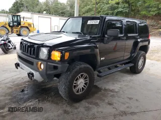 2009 Hummer H3 SUV with VIN 5GTEN13E698131090, listed as a Copart auction lot 73121634 with 199,610 mi miles and Salvage Title. Bid and sale history available at carsss.com. Image 1.