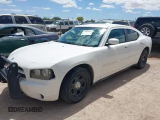 2008 Dodge Charger Police with VIN 2B3KA43H28H298655, listed as a IAAI auction lot 41988042 with 131,178 mi miles. Bid and sale history available at carsss.com. Image 2.