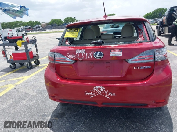 2013 Lexus CT 200h with VIN JTHKD5BH4D2134161, listed as a IAAI auction lot 42501508 with 227,626 mi miles and . Bid and sale history available at DreamBid. Image 15.