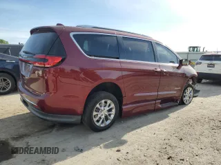 2021 Chrysler Pacifica Touring L z VIN 2C4RC1BG2MR553176, wystawiony jako Copart lot #56999555 z przebiegiem 53 758 mil mil oraz Szkoda całkowita • Salvage title. Historia ofert i sprzedaży dostępna na DreamBid. Obrazek 3.
