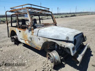 2000 Jeep Wrangler SE with VIN 1J4FA29P2YP797531, listed as a Copart auction lot 56058845 with Not provided miles and Salvage title. Bid and sale history available at DreamBid. Image 4.