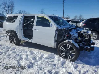 2019 Chevrolet Suburban Premier with VIN 1GNSKJKJ2KR127126, listed as a Copart auction lot 89132285 with 153,878 mi miles and Clean Title. Bid and sale history available at DreamBid. Image 4.