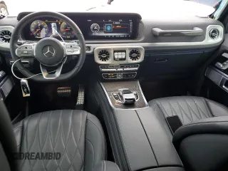 2023 Mercedes-Benz G 550 with VIN W1NYC6BJ0PX476536, listed as a Copart auction lot 79498634 with 17,674 mi miles and Salvage Title. Bid and sale history available at DreamBid. Image 8.
