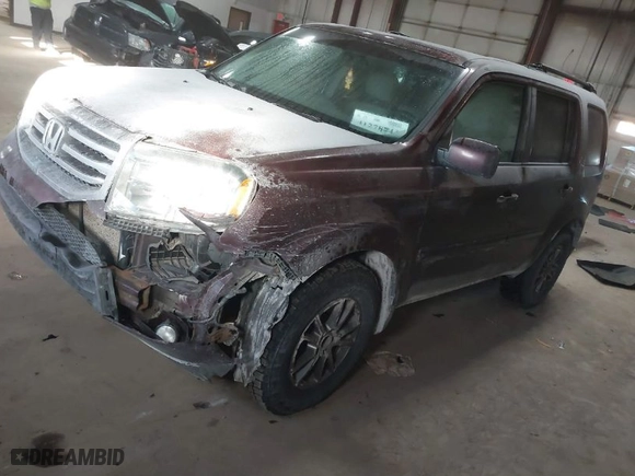2012 Honda Pilot EX with VIN 5FNYF4H43CB503009, listed as a IAAI auction lot 41278744 with 208,606 mi miles. Bid and sale history available at carsss.com. Image 2.
