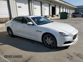 2018 Maserati Quattroporte S GranLusso z VIN ZAM56YPL9J1274095, wystawiony jako Copart lot #52612165 z przebiegiem 174 469 mil mil oraz Czysty tytuł • Clean title. Historia ofert i sprzedaży dostępna na DreamBid. Obrazek 4.