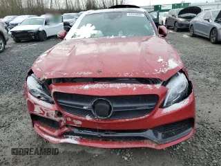 2016 Mercedes-Benz C 63 S AMG with VIN 55SWF8HB1GU111373, listed as a Copart auction lot 44344605 with 60,758 mi miles and Salvage title. Bid and sale history available at DreamBid. Image 5.