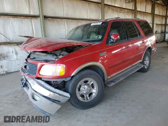 2002 Ford Expedition Eddie Bauer with VIN 1FMRU17W72LA37197, listed as a Copart auction lot 44549575 with 178,725 mi miles and Salvage title. Bid and sale history available at DreamBid. Image 1.