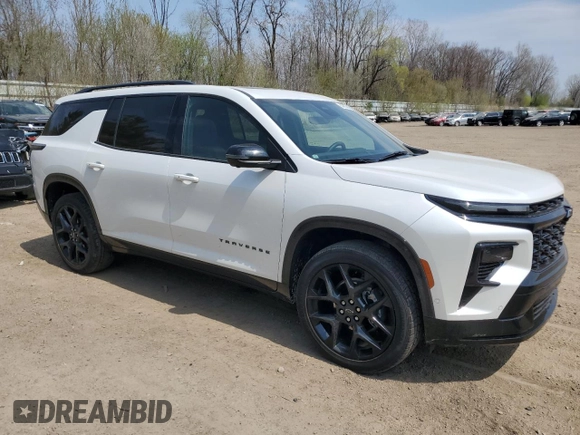 2024 Chevrolet Traverse AWD RS z VIN 1GNEVLKS5RJ153379, wystawiony jako Copart lot #54567905 z przebiegiem 19 977 mil mil oraz Szkoda całkowita • Salvage title. Historia ofert i sprzedaży dostępna na DreamBid. Obrazek 4.