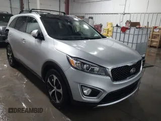 2016 Kia Sorento EX with VIN 5XYPH4A57GG183314, listed as a IAAI auction lot 41491394 with 121,907 mi miles. Bid and sale history available at carsss.com. Image 1.