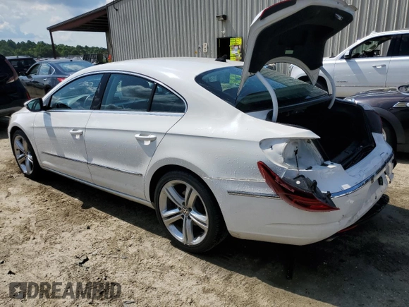 2013 Volkswagen CC R-Line with VIN WVWBP7AN1DE513242, listed as a Copart auction lot 58666524 with 53,460 mi miles and Salvage Title. Bid and sale history available at carsss.com. Image 2.