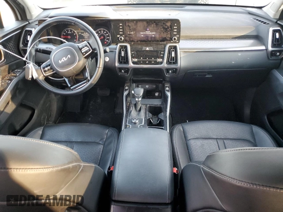 2022 Kia Sorento S with VIN 5XYRL4LC0NG123150, listed as a Copart auction lot 46350195 with 34,777 mi miles and Salvage Title. Bid and sale history available at carsss.com. Image 8.