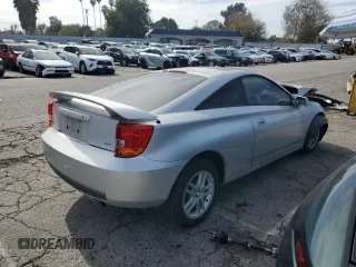 2002 Toyota Celica GT with VIN JTDDR32T420119754, listed as a Copart auction lot 43757025 with 81,490 mi miles and Salvage Title. Bid and sale history available at carsss.com. Image 3.