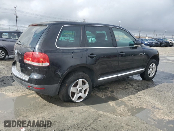 2005 Volkswagen Touareg z VIN WVGZG77LX5D063808, wystawiony jako Copart lot #44457935 z przebiegiem 172 252 mil mil oraz Czysty tytuł • Clean title. Historia ofert i sprzedaży dostępna na DreamBid. Obrazek 3.