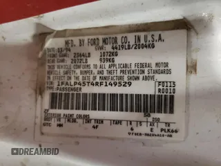 1994 Ford Mustang z VIN 1FALP45T4RF149529, wystawiony jako Copart lot #42222295 z przebiegiem 179 309 mil mil oraz Szkoda całkowita • Salvage title. Historia ofert i sprzedaży dostępna na DreamBid. Obrazek 14.