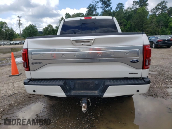 2016 Ford F-150 XLT with VIN 1FTEW1EF8GFC42811, listed as a Copart auction lot 55846215 with 215,992 mi miles and Salvage title. Bid and sale history available at DreamBid. Image 6.