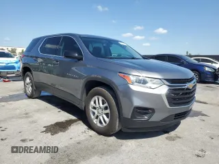 2021 Chevrolet Traverse LS with VIN 1GNERFKWXMJ111923, listed as a Copart auction lot 52743655 with 121,998 mi miles and Non Repairable. Bid and sale history available at carsss.com. Image 4.