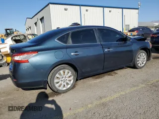 2013 Nissan Sentra S with VIN 3N1AB7AP5DL659304, listed as a Copart auction lot 52418855 with 117,475 mi miles and Salvage Title. Bid and sale history available at DreamBid. Image 3.