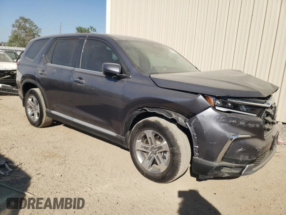 2024 Honda Pilot EX-L 7 Passenger with VIN 5FNYG2H58RB007819, listed as a Copart auction lot 77101344 with 2,829 mi miles and Salvage Title. Bid and sale history available at carsss.com. Image 4.