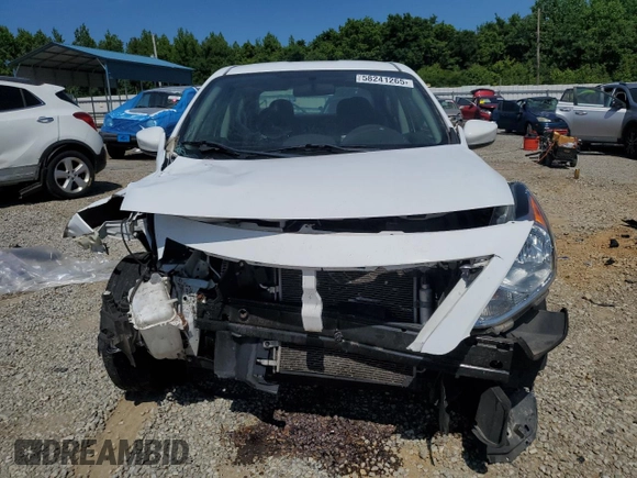 2017 Nissan Versa SV with VIN 3N1CN7AP9HK442284, listed as a Copart auction lot 58241265 with 110,065 mi miles and Salvage title. Bid and sale history available at DreamBid. Image 5.