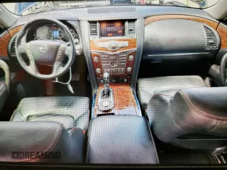 2018 Nissan Armada SL with VIN JN8AY2ND2JX000079, listed as a Copart auction lot 54400655 with 122,115 mi miles and Salvage Title. Bid and sale history available at DreamBid. Image 8.