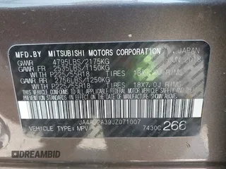 2018 Mitsubishi Outlander ES z VIN JA4AD2A39JZ071007, wystawiony jako IAAI lot #42114991 z przebiegiem 84 422 mil mil oraz . Historia ofert i sprzedaży dostępna na DreamBid. Obrazek 9.