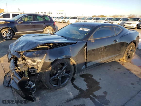 2018 Chevrolet Camaro 1LT with VIN 1G1FB1RX4J0142839, listed as a Copart auction lot 86625254 with 89,963 mi miles and Salvage Title. Bid and sale history available at carsss.com. Image 1.