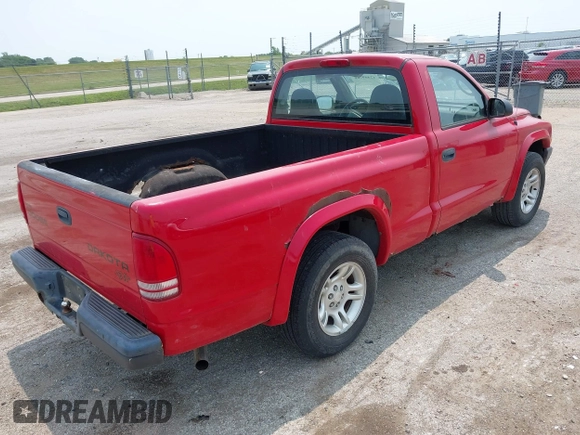 2004 Dodge Dakota z VIN 1D7FL16K34S533380, wystawiony jako IAAI lot #42469766 z przebiegiem 169 815 mil mil oraz . Historia ofert i sprzedaży dostępna na DreamBid. Obrazek 4.