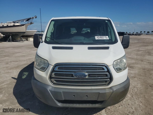 2015 Ford Transit Wagon XL with VIN 1FBZX2ZM7FKA73209, listed as a Copart auction lot 42493715 with 126,397 mi miles and Salvage Title. Bid and sale history available at carsss.com. Image 5.