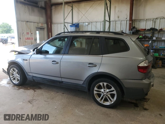 2007 BMW X3 3.0si with VIN WBXPC93437WF11868, listed as a Copart auction lot 63871695 with 149,953 mi miles and Salvage title. Bid and sale history available at DreamBid. Image 2.