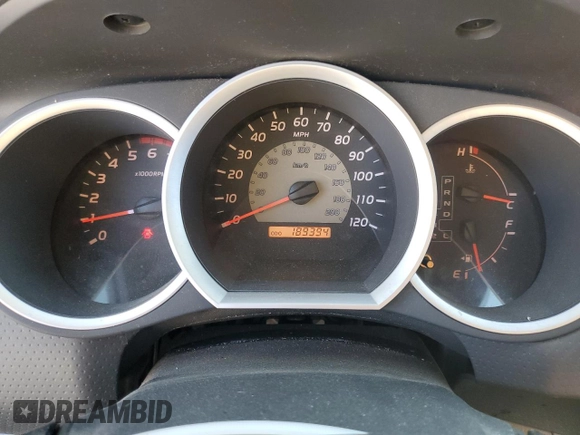 2008 Toyota Tacoma PreRunner with VIN 3TMJU62N58M066976, listed as a Copart auction lot 45159415 with 189,394 mi miles and Salvage Title. Bid and sale history available at carsss.com. Image 9.