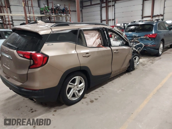2018 GMC Terrain SLE with VIN 3GKALTEX2JL143950, listed as a IAAI auction lot 41482370 with 1 mi miles. Bid and sale history available at carsss.com. Image 4.