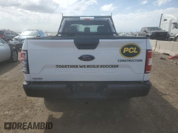 2018 Ford F-150 XL with VIN 1FTMF1E56JKE30616, listed as a Copart auction lot 53799915 with 62,748 mi miles and Salvage Title. Bid and sale history available at carsss.com. Image 6.