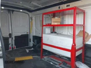 2019 Ford Transit with VIN 1FTYE2CM3KKA07286, listed as a IAAI auction lot 40514524 with 141,215 mi miles. Bid and sale history available at carsss.com. Image 8.