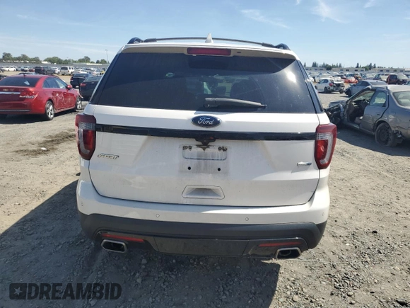 2017 Ford Explorer Sport z VIN 1FM5K8GTXHGC51377, wystawiony jako Copart lot #57176865 z przebiegiem 90 152 mil mil oraz Szkoda całkowita • Salvage title. Historia ofert i sprzedaży dostępna na DreamBid. Obrazek 6.