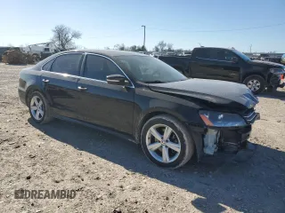 2013 Volkswagen Passat SE with VIN 1VWBH7A30DC130963, listed as a Copart auction lot 47929415 with 176,137 mi miles and Salvage Title. Bid and sale history available at carsss.com. Image 4.