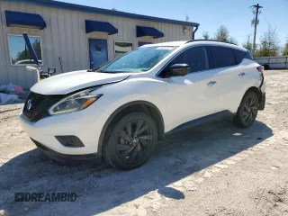 2018 Nissan Murano SL with VIN 5N1AZ2MG9JN199384, listed as a Copart auction lot 49349535 with 83,530 mi miles and Non repairable. Bid and sale history available at DreamBid. Image 1.