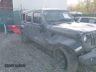 2019 Jeep Wrangler Unlimited Sport S with VIN 1C4HJXDG6KW578720, listed as a IAAI auction lot 42057153 with 65,719 mi miles and . Bid and sale history available at DreamBid. Image 6.
